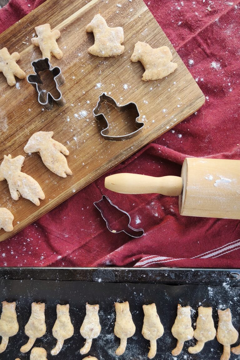 Zuckerfreie Plätzchen zum Ausstechen mit Apfelmus