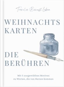 Cover des Weihnachtskartenguides "Weihnachtskarten, die berühren"